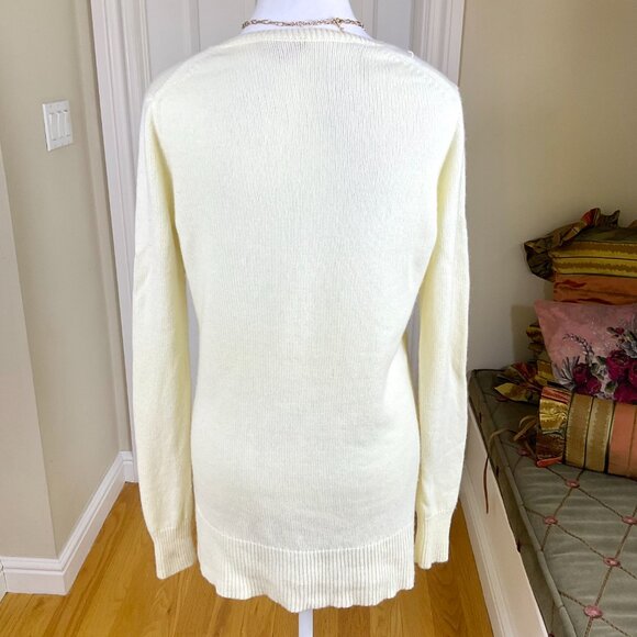 Calypso St Barth Sweater Cashmere Ivory (XS) - Picture 3 of 8